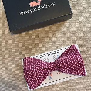 VINEYARD VINES “USA” Printed Bow Tie - 100% Silk - Red, White & Blue - NEW